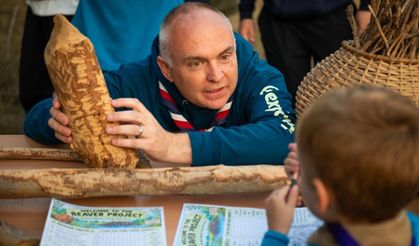 Beaver Scouts Meet Namesakes at Enfield Rewilding Site