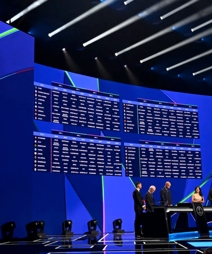 Draw results for the UEFA Champions League