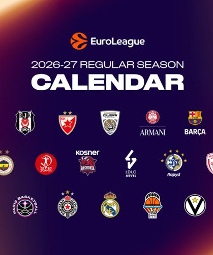 The 2026-27 EuroLeague Regular Season fixtures have been released