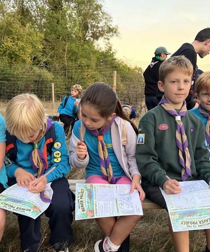 Beaver Scouts Meet Namesakes at Enfield Rewilding Site