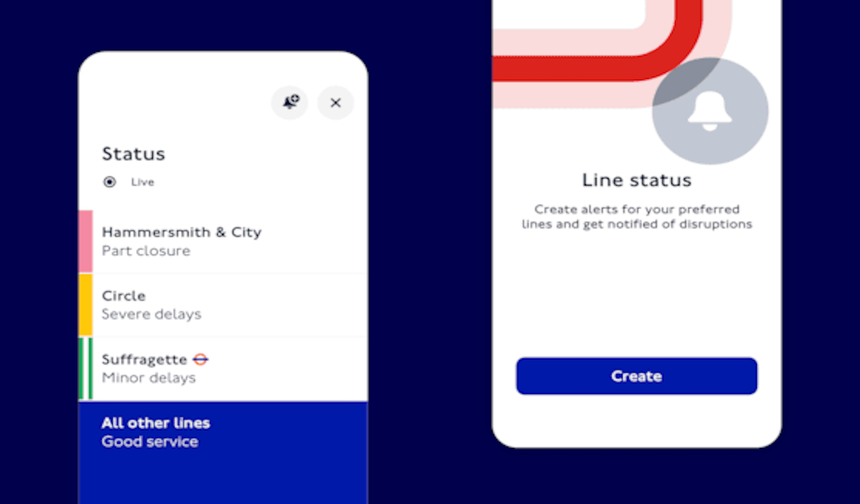 Transport for London's free TfL Go app