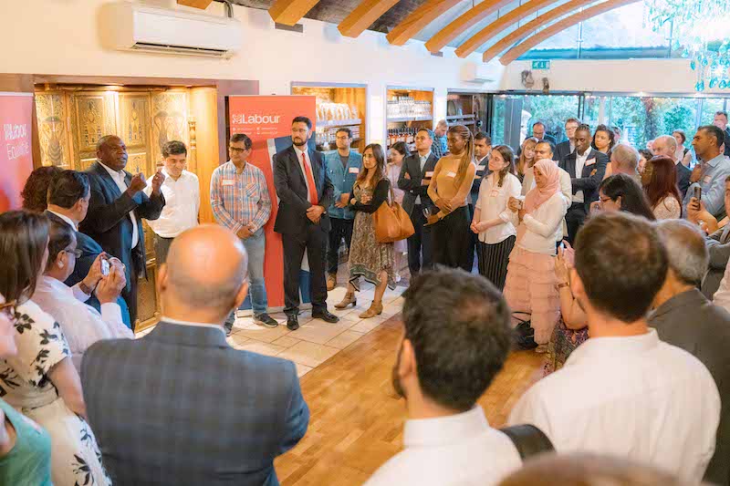 Labour host a reception with dozens of leading journalists from across Britain’s diaspora media