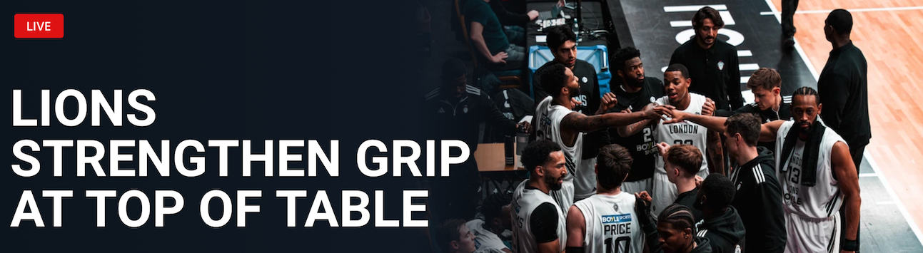 Super League Basketball Leicester 75 London Lions 83