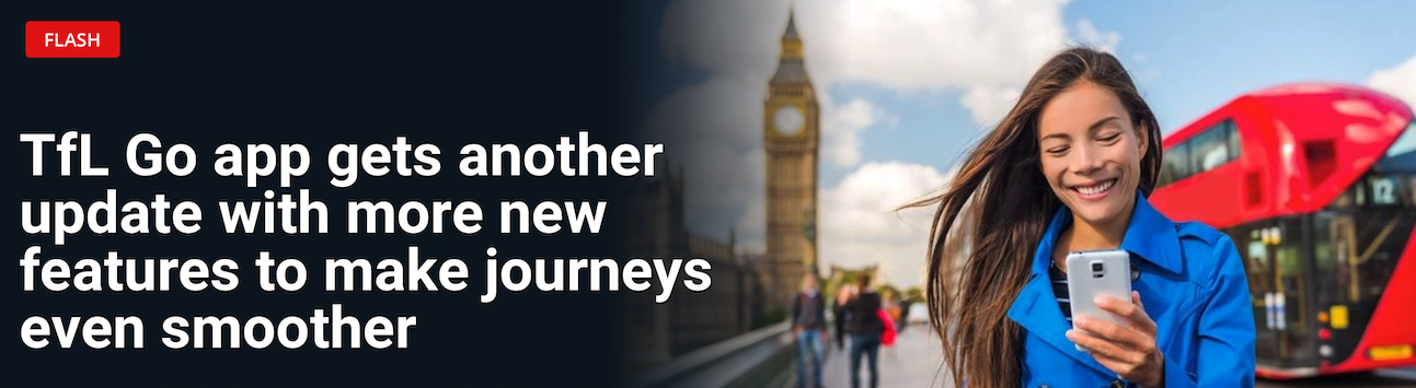 Transport for London's free TfL Go app
