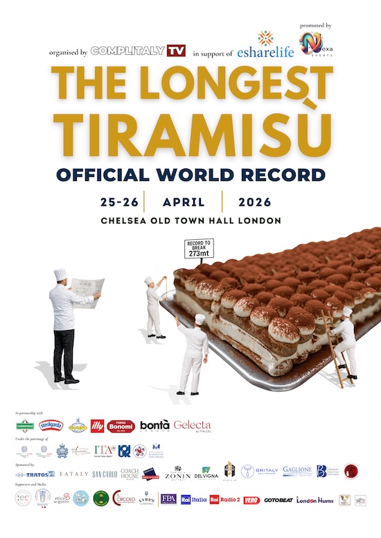 The Longest Tiramisu Guinness Record & Charity Event London