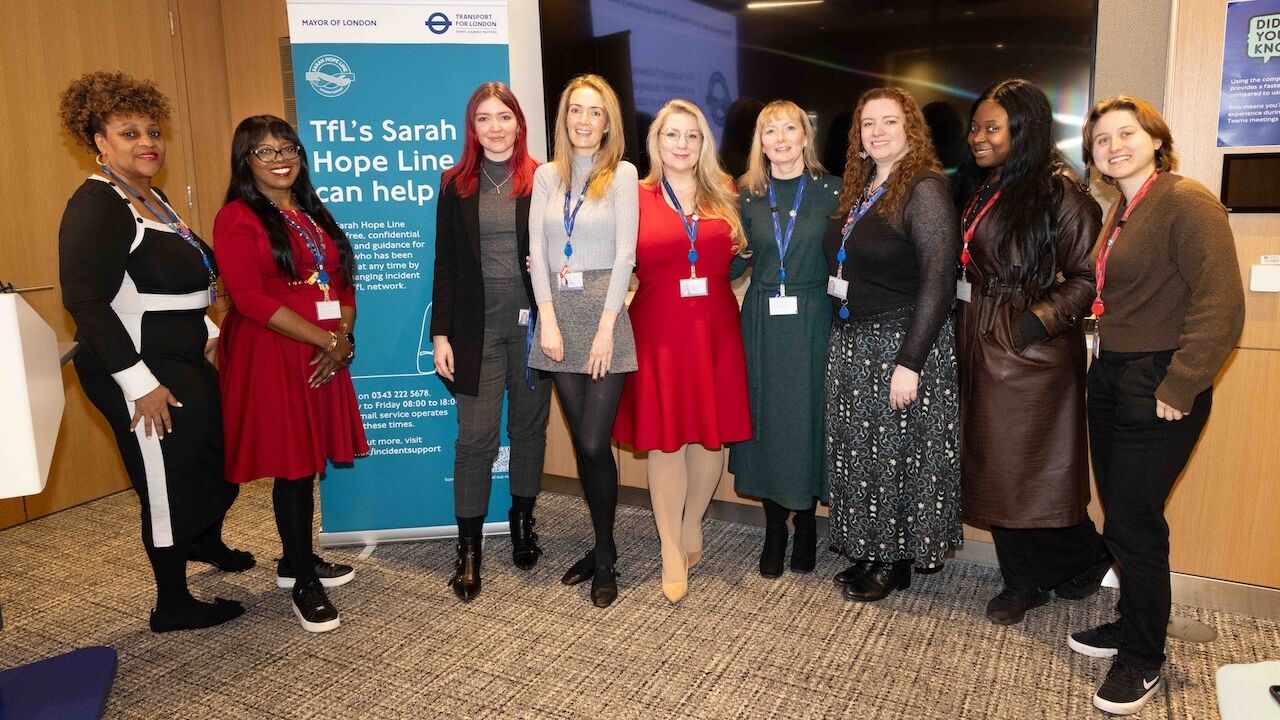 Tfl Image Tfl Staff At Sarah Hope Line