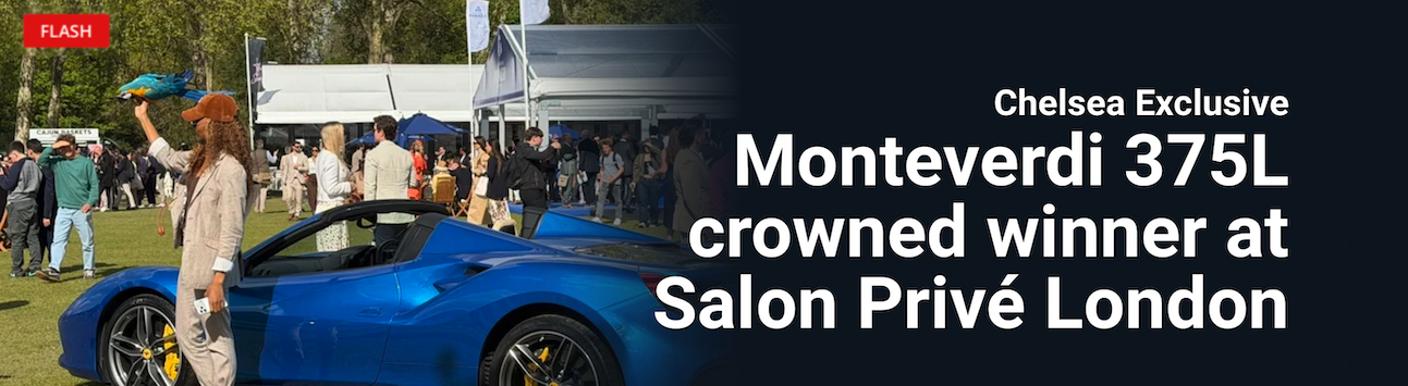 Monteverdi 375L wins top honour at Salon Privé London