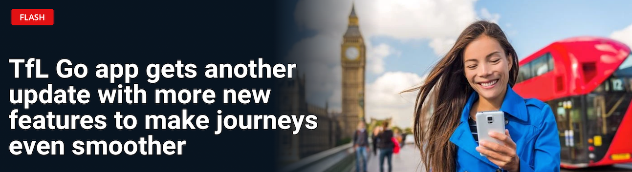Transport for London's free TfL Go app